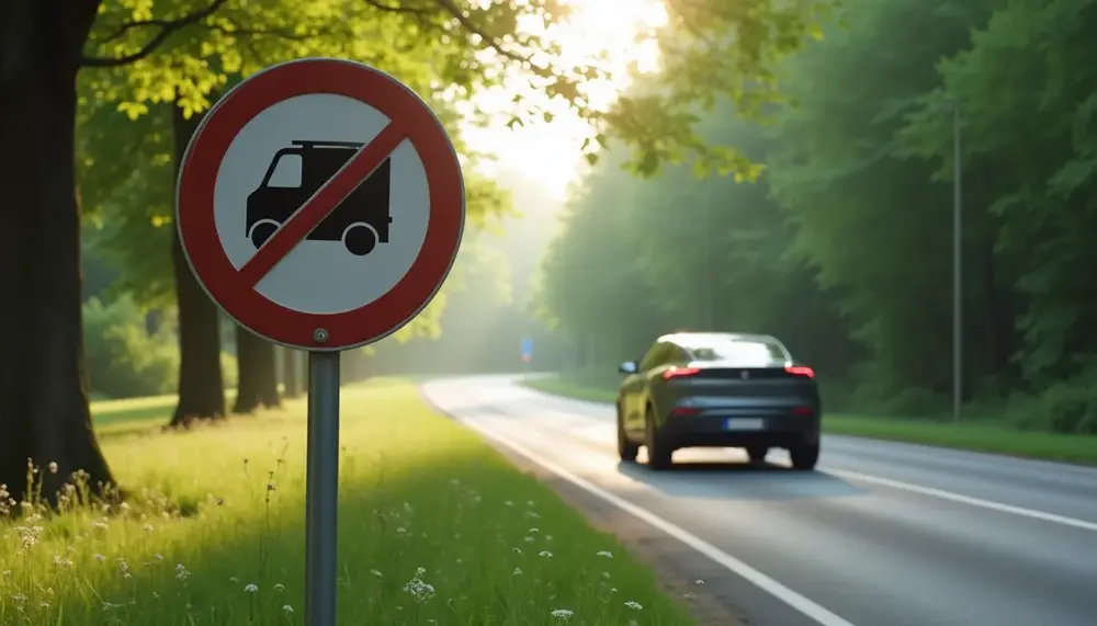Lastwagen Verbotsschild: Was bedeutet das für die Zukunft des Transportwesens?