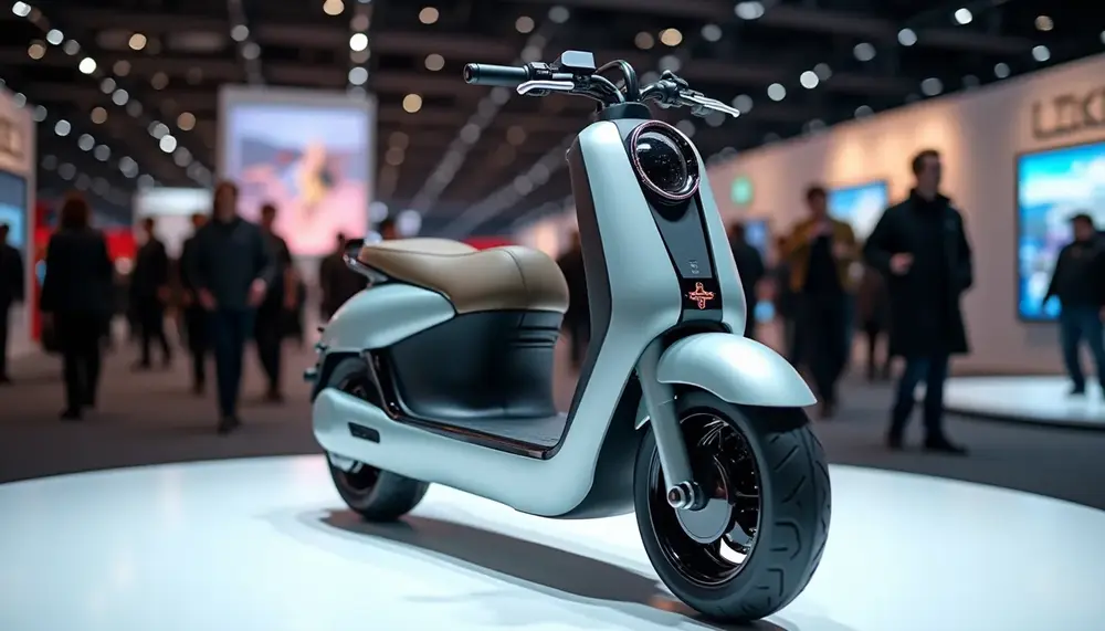 Verge Motorcycles präsentiert innovativen Elektroroller mit nabenlosem Hinterrad auf EICMA